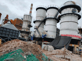 沁陽市恒瑞實業有限公司硫酸三塔保溫施工